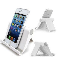 Cell Phone Tablet Stand 180 Angle (White)